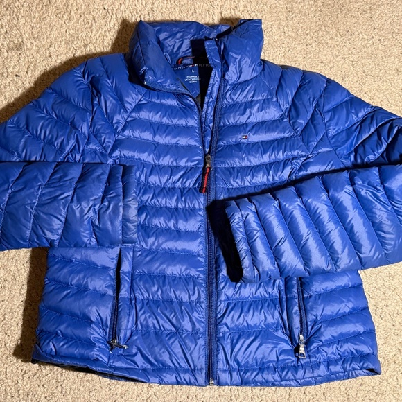 Tommy Hilfiger Puffer Jacket | Blue | Large - Picture 1 of 6